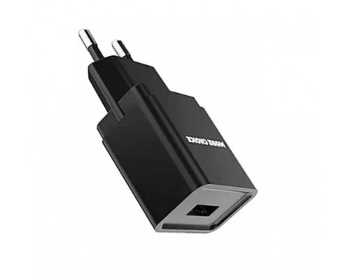 Зарядное устройство СЗУ More choice NC33 black USB, 5В/1А, USB-фонарик, без кабеля, черный