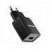 Зарядное устройство СЗУ More choice NC33 black USB, 5В/1А, USB-фонарик, без кабеля, черный