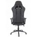 Игровое кресло Everprof Lotus S1 компьютерное, до 120 кг, экокожа, металл, подставка для ног, черное/белое