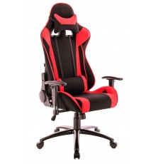 Игровое кресло Everprof Lotus S4 компьютерное, до 120 кг, ткань, металл, черное/красное                                                                                                                                                                   