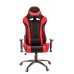 Игровое кресло Everprof Lotus S4 компьютерное, до 120 кг, ткань, металл, черное/красное
