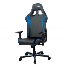 Игровое кресло DXRacer Peak OH/P08/NB компьютерное, до 100 кг, 3D, до 170 градусов, кожа PU, пластик, цвет  черный/синий                                                                                                                                  