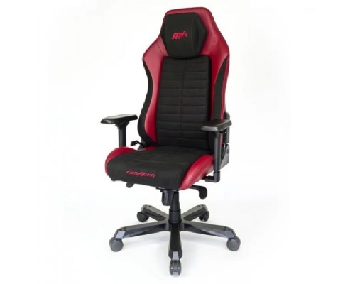 Игровое кресло DXRacer Master Iron DMC/IA237S/NR компьютерное, до 125 кг, 4D, до 170 градусов, экокожа/замша, металл, цвет  черный/красный