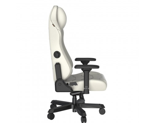 Игровое кресло DXRacer I-Master I-DMC/MAS2022/W компьютерное, до 140 кг, 4D, до 135 градусов, кожа PU, металл, цвет  белый