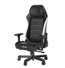 Игровое кресло DXRacer I-Master I-DMC/MAS2022/NW компьютерное, до 140 кг, 4D, до 135 градусов, кожа PU, металл, цвет  черный/белый                                                                                                                        