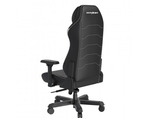 Игровое кресло DXRacer I-Master I-DMC/MAS2022/NW компьютерное, до 140 кг, 4D, до 135 градусов, кожа PU, металл, цвет  черный/белый