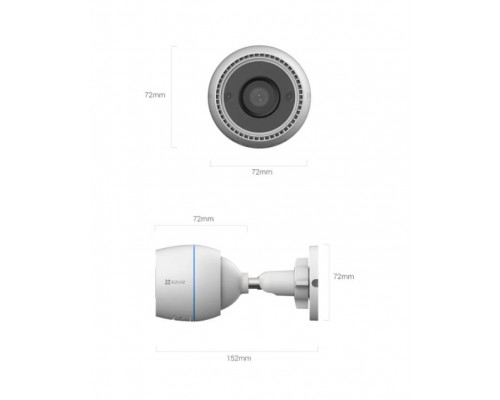 Камера EZVIZ C3TN CS-C3TN-A0-1H2WF WiFi 2.4 ГГц, 1920x1080, 1/2.7