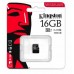 Карта памяти Kingston Industrial SDCIT2/16GBSP microSD, 16Gb, Class10, UHS-I, U3, V30, A1, чтение  100 Мб/с, без адаптера