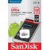 Карта памяти SanDisk Ultra SDSQUAB-128G-GN6MN microSD, 128Gb, UHS-I, Class 10, чтение до 140 Мб/с, без адаптера