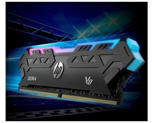 Модули памяти 32GB HP V8 RGB 8MG07AA (16Gbx2) DDR4, 3600 MHz, 28800 Мб/с, CL18, 1.35 В (DIMM)