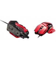 Мышь Mad Catz  R.A.T. 8+ ADV оптическая, проводная, 20000 dpi, USB, RGB подсветка, цвет  красный                                                                                                                                                          