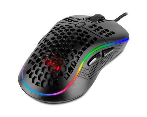 Мышь Sven RX-G860 SV-017699 оптическая, проводная, 12800 dpi, USB, 8 кн., RGB подсветка, цвет  черный