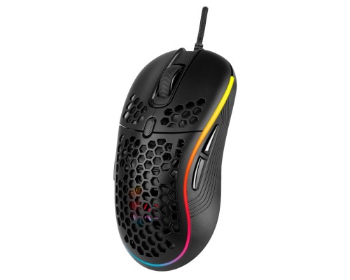 Мышь Sven RX-G860 SV-017699 оптическая, проводная, 12800 dpi, USB, 8 кн., RGB подсветка, цвет  черный