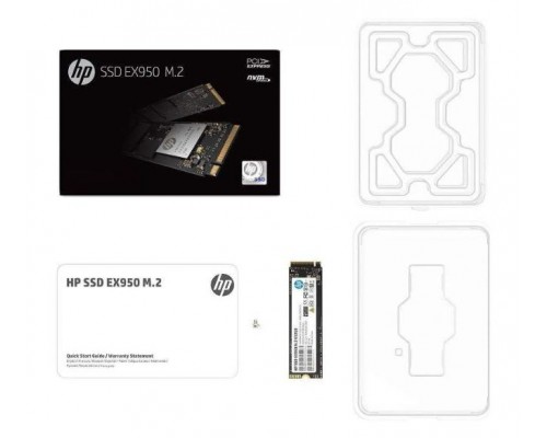 Накопитель HP EX950 Series 5MS24AA SSD, M.2, 2.0Tb, PCI-E x4, чтение  3500 Мб/сек, запись  2900 Мб/сек, 3D NAND, 1400 TBW