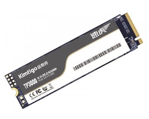 Накопитель Kimtigo TP-3000 K256P3M28TP3000 SSD, M.2, 256Gb, PCI-E x4, чтение  2000 Мб/сек, запись  1000 Мб/сек, 3D NAND, 100 TBW, NVMe