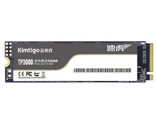 Накопитель Kimtigo TP-3000 K512P3M28TP3000 SSD, M.2, 512Gb, PCI-E x4, чтение  2500 Мб/сек, запись  1800 Мб/сек, 3D NAND, 200 TBW, NVMe