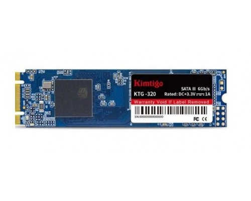 Накопитель Kimtigo KTA-320 K256S3M28KTG320 SSD, M.2, 256Gb, SATA-III, чтение  500 Мб/сек, запись  400 Мб/сек, 3D NAND, 75 TBW