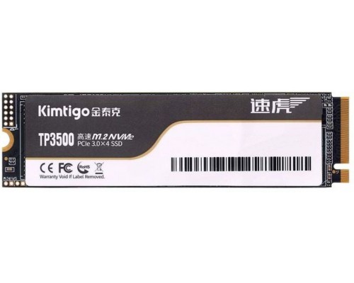 Накопитель Kimtigo TP-3500 K002P3M28TP3500 SSD, M.2, 2.0Tb, PCI-E x4, чтение  3300 Мб/сек, запись  3000 Мб/сек, 3D NAND, 800 TBW, NVMe