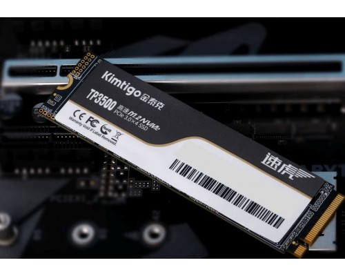 Накопитель Kimtigo TP-3500 K002P3M28TP3500 SSD, M.2, 2.0Tb, PCI-E x4, чтение  3300 Мб/сек, запись  3000 Мб/сек, 3D NAND, 800 TBW, NVMe