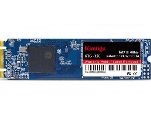 Накопитель Kimtigo KTA-320 K512S3M28KTG320 SSD, M.2, 512Gb, SATA-III, чтение  500 Мб/сек, запись  460 Мб/сек, 3D NAND, 150 TBW