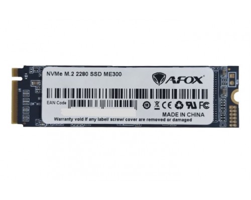 Накопитель AFOX ME300 ME300-256GN SSD, M.2, 256Gb, PCI-E 3.0 x4, чтение  2000 Мб/сек, запись  1400 Мб/сек, 3D NAND, 200 TBW