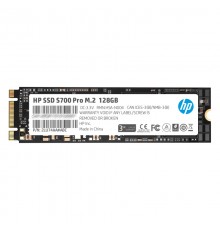 Накопитель HP S700 Pro Series 2LU74AA SSD, M.2, 128Gb, SATA III, чтение  563 Мб/сек, запись  436 Мб/сек, 3D NAND, 80 TBW                                                                                                                                  