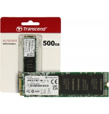Накопитель Transcend MTS825S TS500GMTS825S SSD, M.2, 500Gb, SATA-III, чтение  530 Мб/сек, запись  480 Мб/сек, 3D NAND, 180 TBW                                                                                                                            