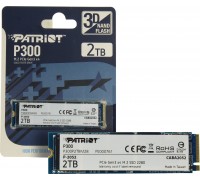 Накопитель Patriot P300 P300P2TBM28 SSD, M.2, 2.0Tb, PCI-E x4, чтение  2100 Мб/сек, запись  1650 Мб/сек, 3D NAND, 960 TBW                                                                                                                                 