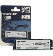 Накопитель Patriot P300 P300P2TBM28 SSD, M.2, 2.0Tb, PCI-E x4, чтение  2100 Мб/сек, запись  1650 Мб/сек, 3D NAND, 960 TBW                                                                                                                                 