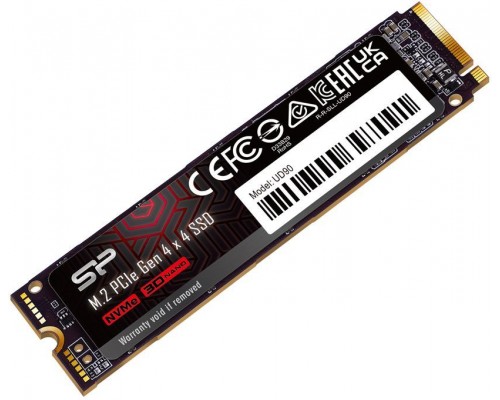 Накопитель Silicon Power UD90 SP500GBP44UD9005 SSD, M.2, 500Gb, PCI-E 4.0 х4, чтение  4800 Мб/сек, запись  4200 Мб/сек, 3D NAND, 300 TBW