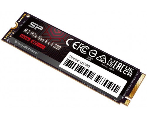 Накопитель Silicon Power UD90 SP500GBP44UD9005 SSD, M.2, 500Gb, PCI-E 4.0 х4, чтение  4800 Мб/сек, запись  4200 Мб/сек, 3D NAND, 300 TBW