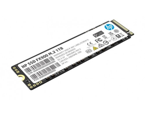 Накопитель HP FX900 Series 57S53AA#UUF SSD, M.2, 1.0Tb, PCI-E x4, чтение  5000 Мб/сек, запись  4800 Мб/сек, 3D NAND, 400 TBW