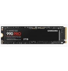 Накопитель Samsung SSD 990 PRO MZ-V9P2T0BW M.2, 2.0Tb, PCIe 4.0 x4, чтение  7450 Мб/сек, запись  6900 Мб/сек, 3D NAND, NVMe, 1200 TBW                                                                                                                     