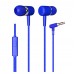 Наушники More choice G24 Blue проводные, вкладыши, 20-20000 Гц, 16 Ом, 95 дБ, mini jack 3.5 мм, с микрофоном, синие