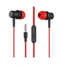 Наушники More choice G36 Red проводные, вкладыши, 20-20000 Гц, 16 Ом, 100 дБ, mini jack 3.5 мм, с микрофоном, красные/черные                                                                                                                              