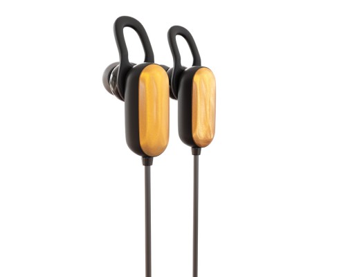Наушники More choice BG10 Gold беспроводные, вставные/шейный шнурк, 20-20000 Гц, Bluetooth, с микрофоном, microUSB, золотистые