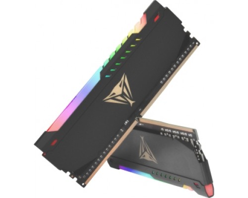 Оперативная память 64GB Patriot Viper Steel RGB PVSR464G360C0K (2x32Gb) DDR4, 3600 MHz, 28800 Мб/с, CL20, 1.35 В (DIMM)