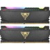 Оперативная память 64GB Patriot Viper Steel RGB PVSR464G360C0K (2x32Gb) DDR4, 3600 MHz, 28800 Мб/с, CL20, 1.35 В (DIMM)