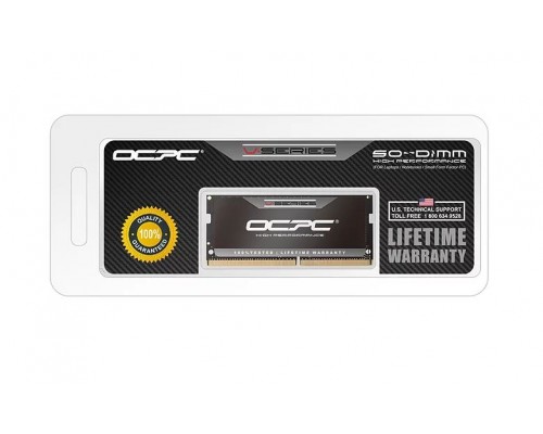 Оперативная память 16GB OCPC VS MSV16GD432C22 DDR4, 3200 MHz, 25600 Мб/с, CL22, 1.2 В (SO-DIMM)