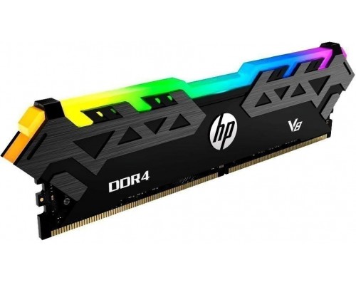 Оперативная память 16GB HP V8 RGB 7EH86AA DDR4, 3200 MHz, 25600 Мб/с, CL16, 1.35 В (DIMM)