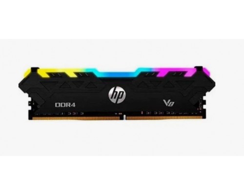 Оперативная память 16GB HP V8 RGB 7EH86AA DDR4, 3200 MHz, 25600 Мб/с, CL16, 1.35 В (DIMM)