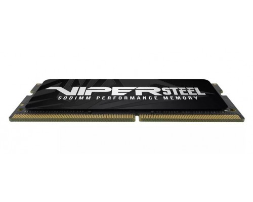 Оперативная память 32GB Patriot Viper Steel PVS432G320C8S DDR4, 3200 MHz, 25600 Мб/с, CL22, 1.2 В (SO-DIMM)