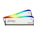 Оперативная память 32Gb Kingston Fury Beast White RGB KF436C18BWAK2/32 (2x16Gb KIT), DDR4, 3600 MHz, 28800 Мб/с, CL16, 1.35 В (DIMM)