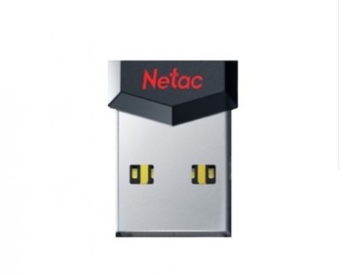 Флеш карта Netac UM81 NT03UM81N-064G-20BK 64Gb, USB2.0, Ultra compact, пластик, черная