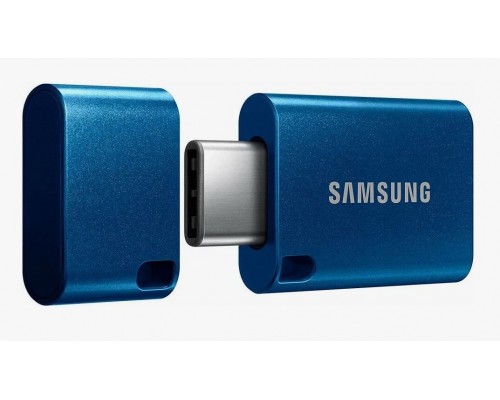 Флеш карта Samsung MUF-128DA/APC 128Gb, USB Type-C, чтение до 400 МБ/сек, металл, синий