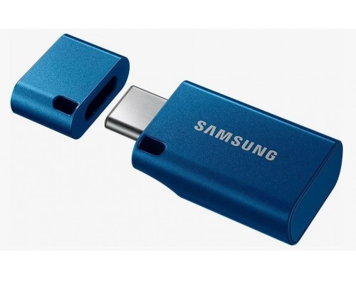 Флеш карта Samsung MUF-128DA/APC 128Gb, USB Type-C, чтение до 400 МБ/сек, металл, синий