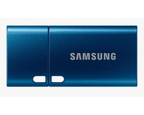 Флеш карта Samsung MUF-256DA/APC 256Gb, USB Type-C, чтение до 400 МБ/сек, металл, синий