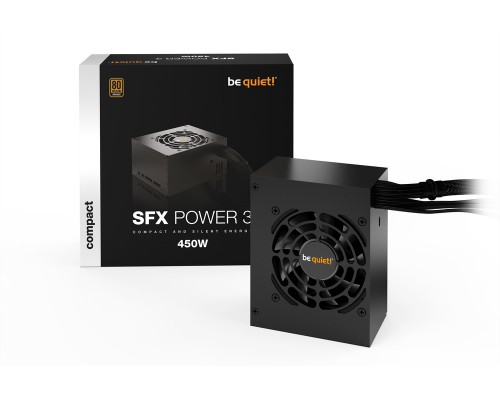 Блок питания be quiet! SFX Power 3 450W / SFX 3.42, APFC, 80 PLUS Bronze, 80mm fan / BN321