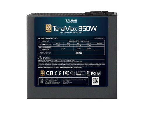 Блок питания 850W Zalman ZM850-TMX TeraMax