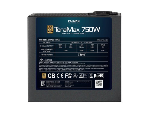Блок питания Zalman TeraMax ZM750-TMX